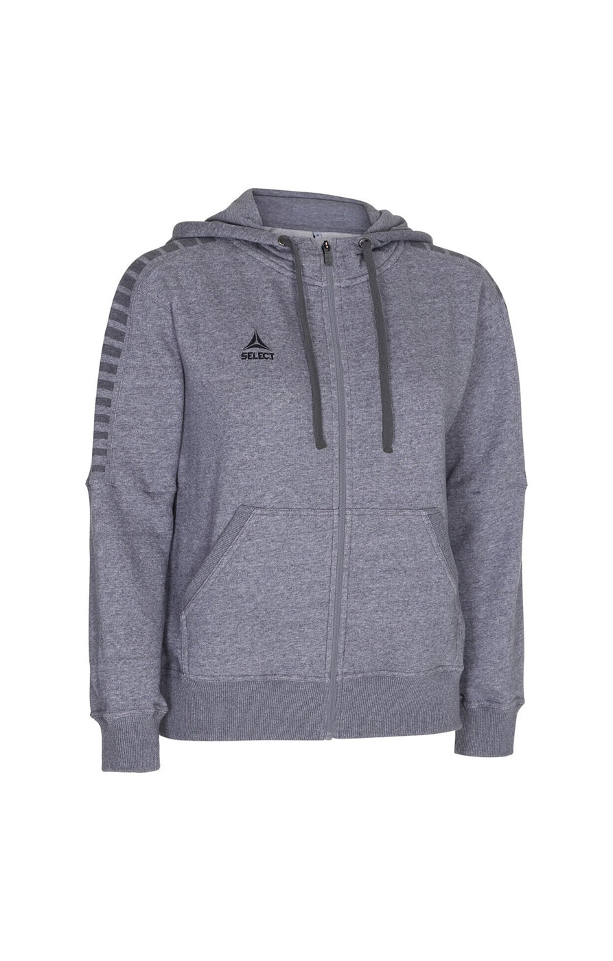 Kapuzen-Sweatjacke Torino Frauen #farbe_grau