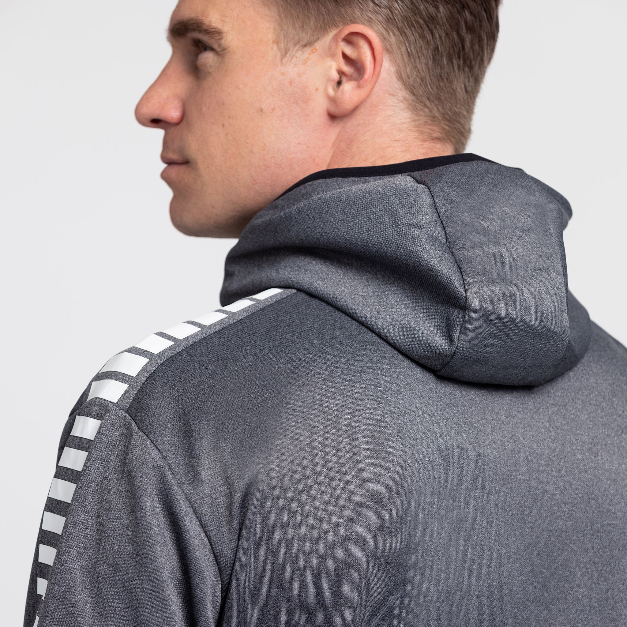 Monaco Kapuzenjacke #farbe_grau/weiß