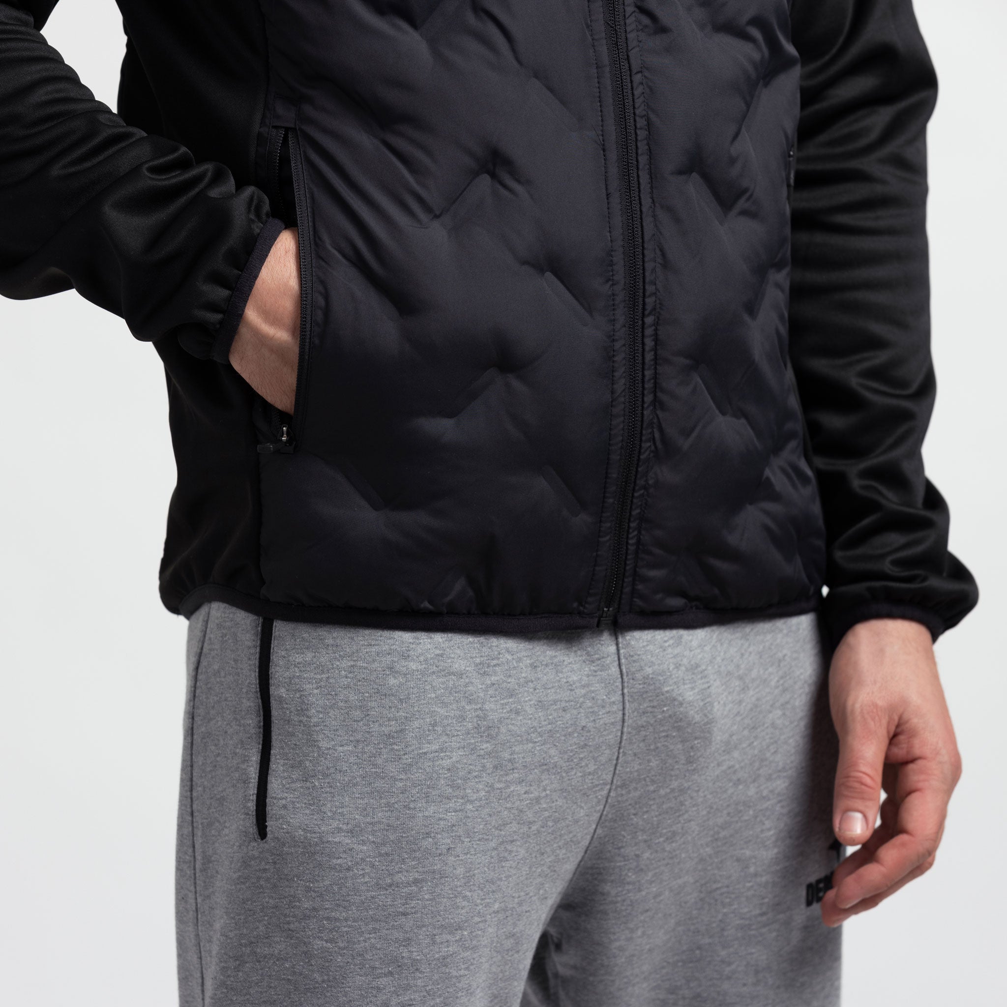 Oxford Hybridjacke #farbe_schwarz