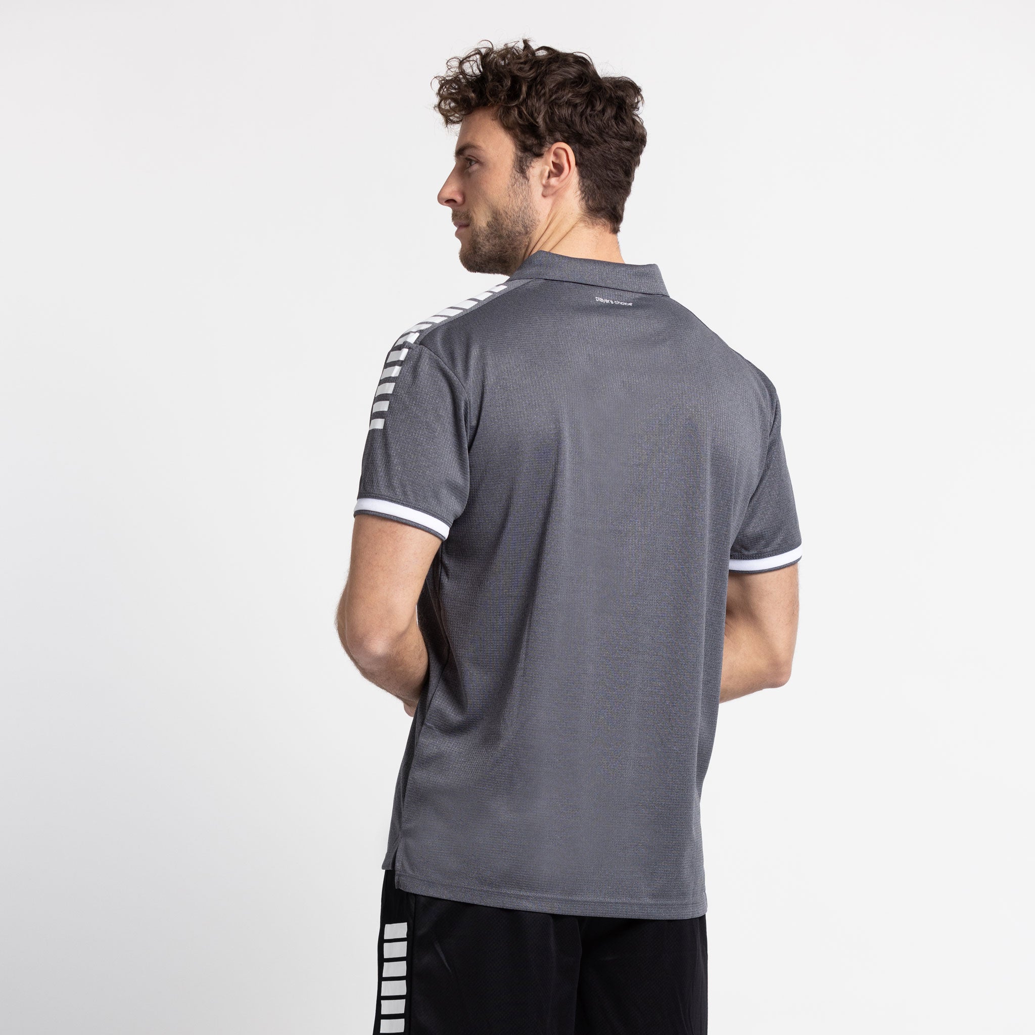 Monaco Polo-Shirt #farbe_grau/weiß