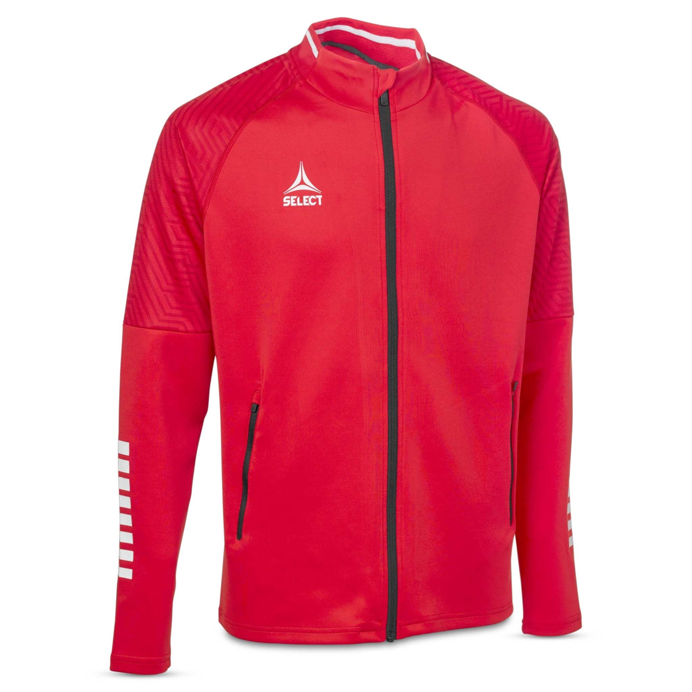 Monaco Trainingsjacke v24 #farbe_rot/weiß