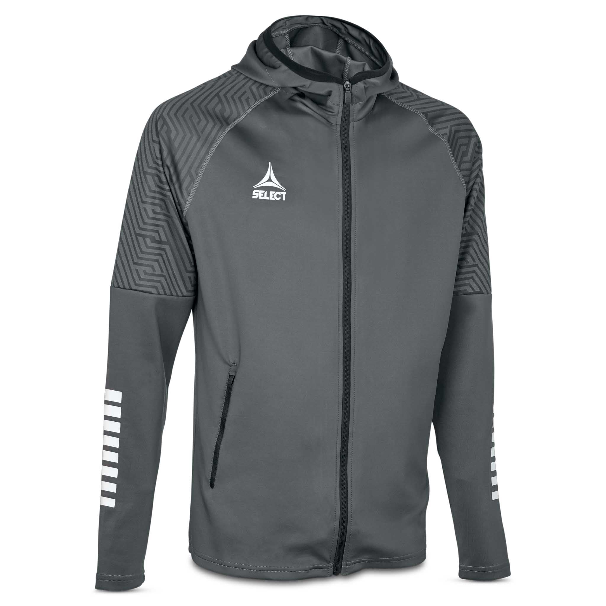 Monaco Kapuzenjacke v24 #farbe_grau/weiß