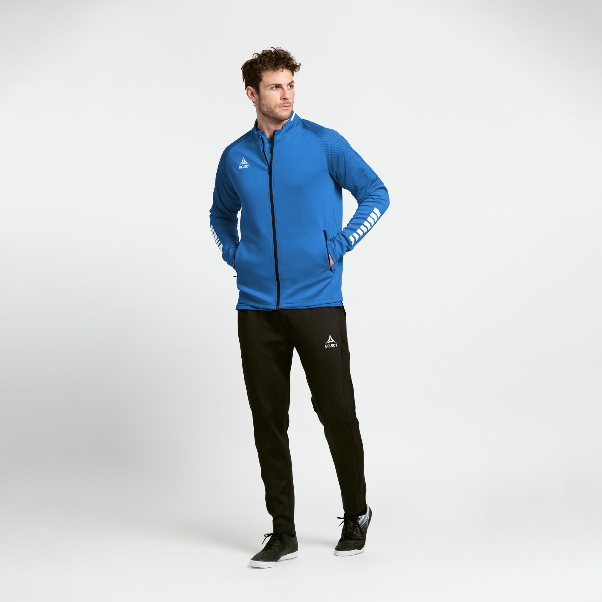 Monaco Trainingsjacke v24 #colour_blau/weiß #farbe_blau/weiß