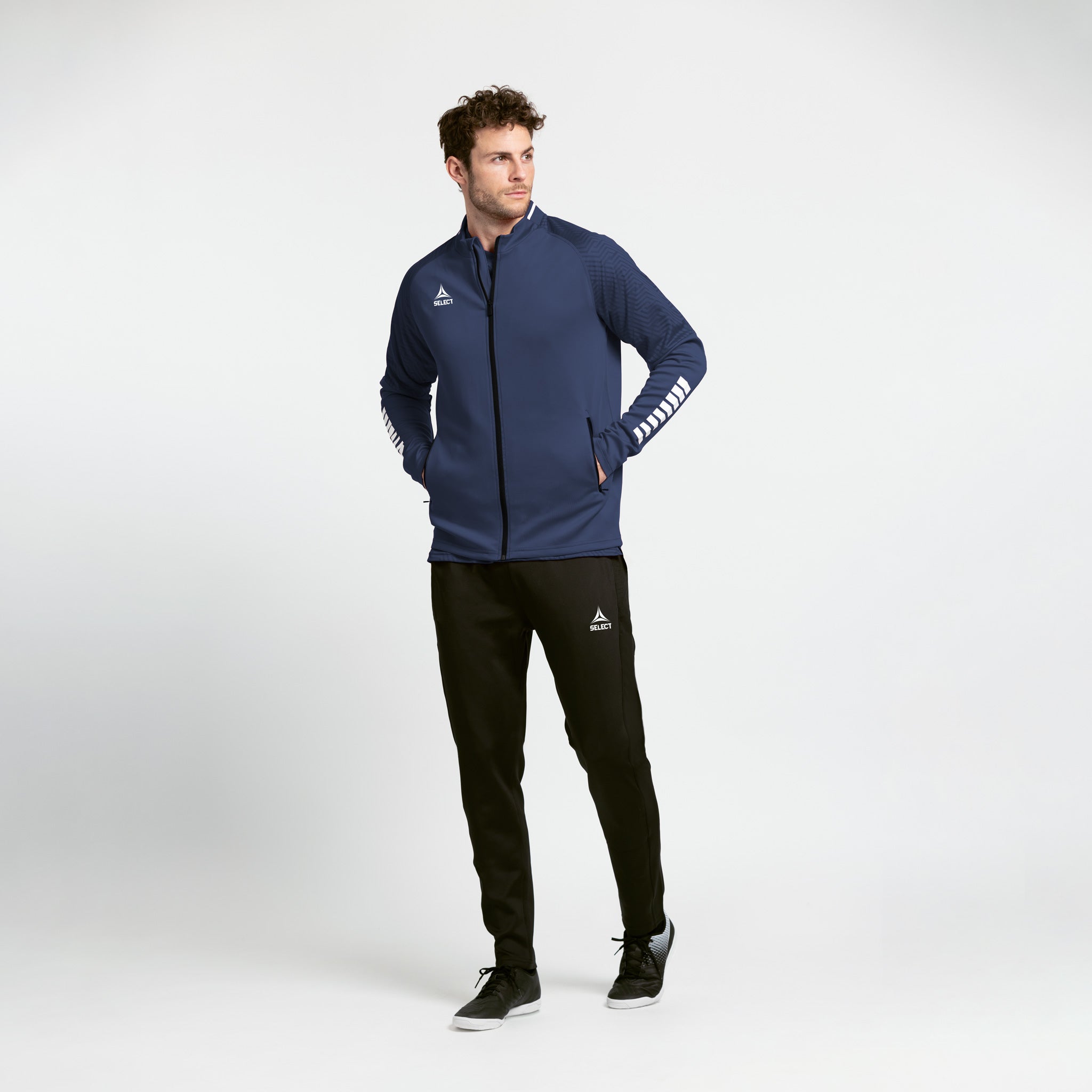 Monaco Trainingsjacke v24 #colour_navy/weiß #farbe_navy/weiß
