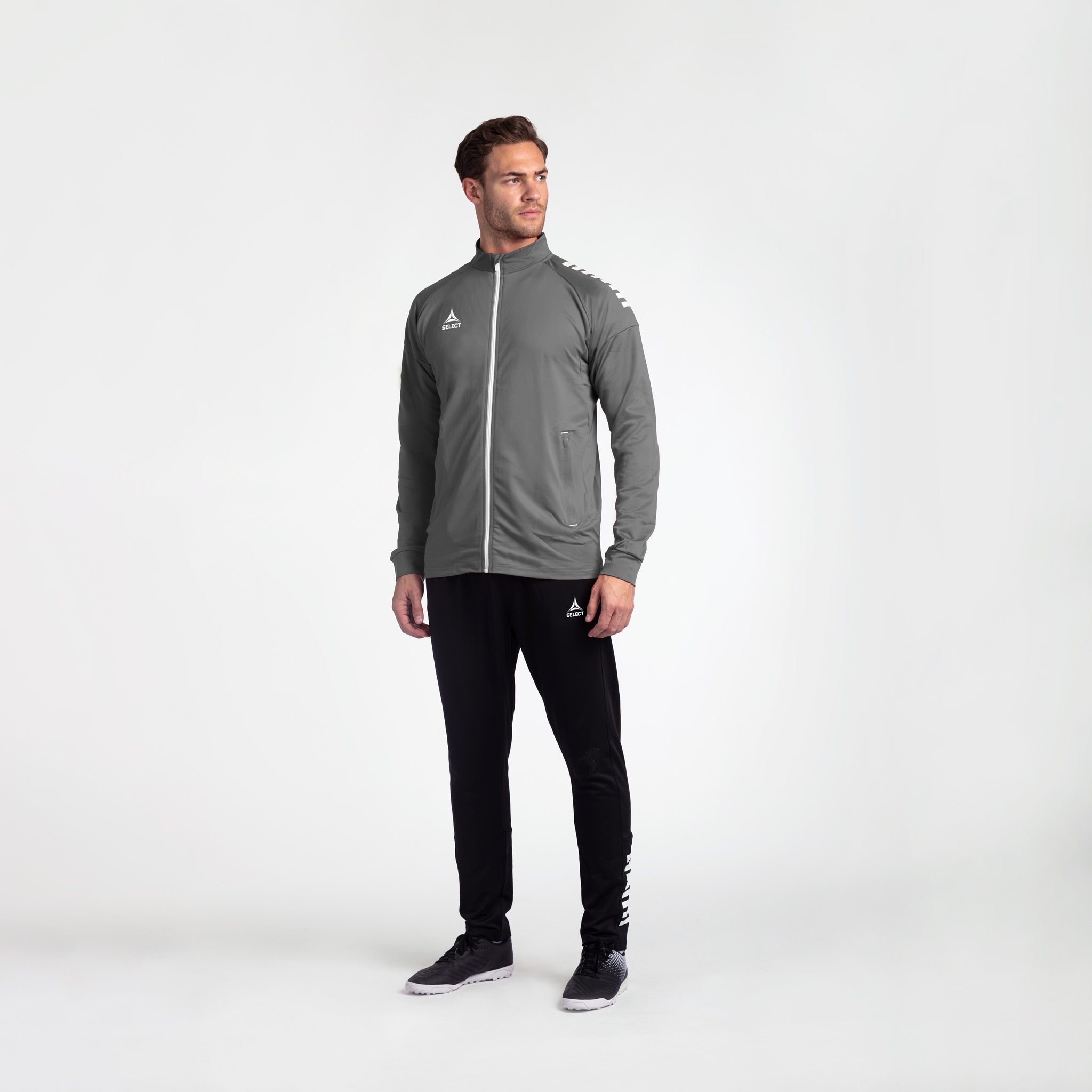 Spain Trainingsjacke #colour_grau/weiß #farbe_grau/weiß
