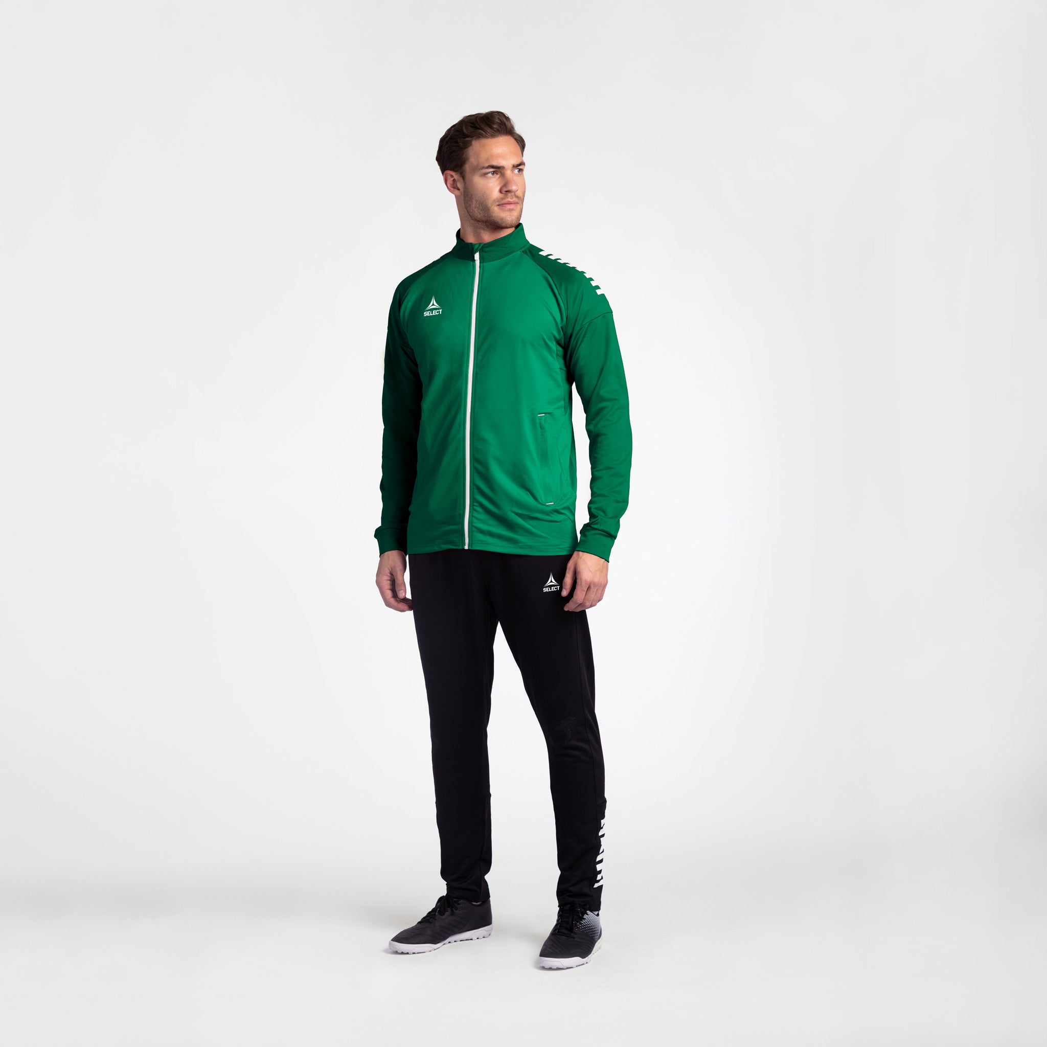 Spain Trainingsjacke #farbe_grün/weiß