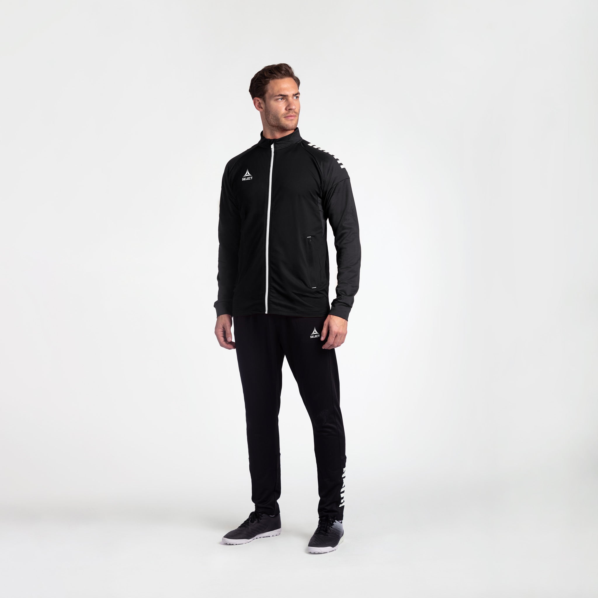 Spain Trainingsjacke #colour_schwarz/weiß #farbe_schwarz/weiß