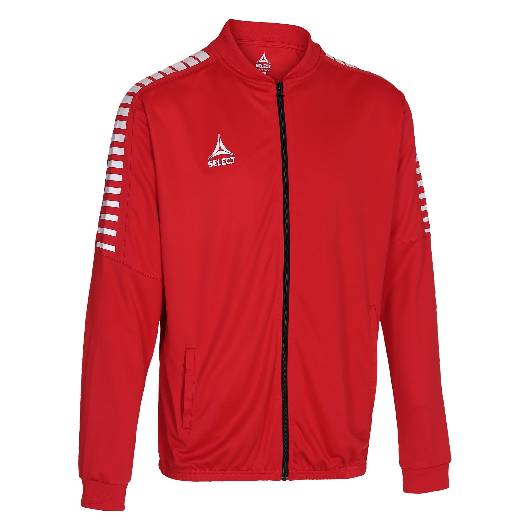 Argentina Poly-Arbeitsjacke #farbe_rot/weiß