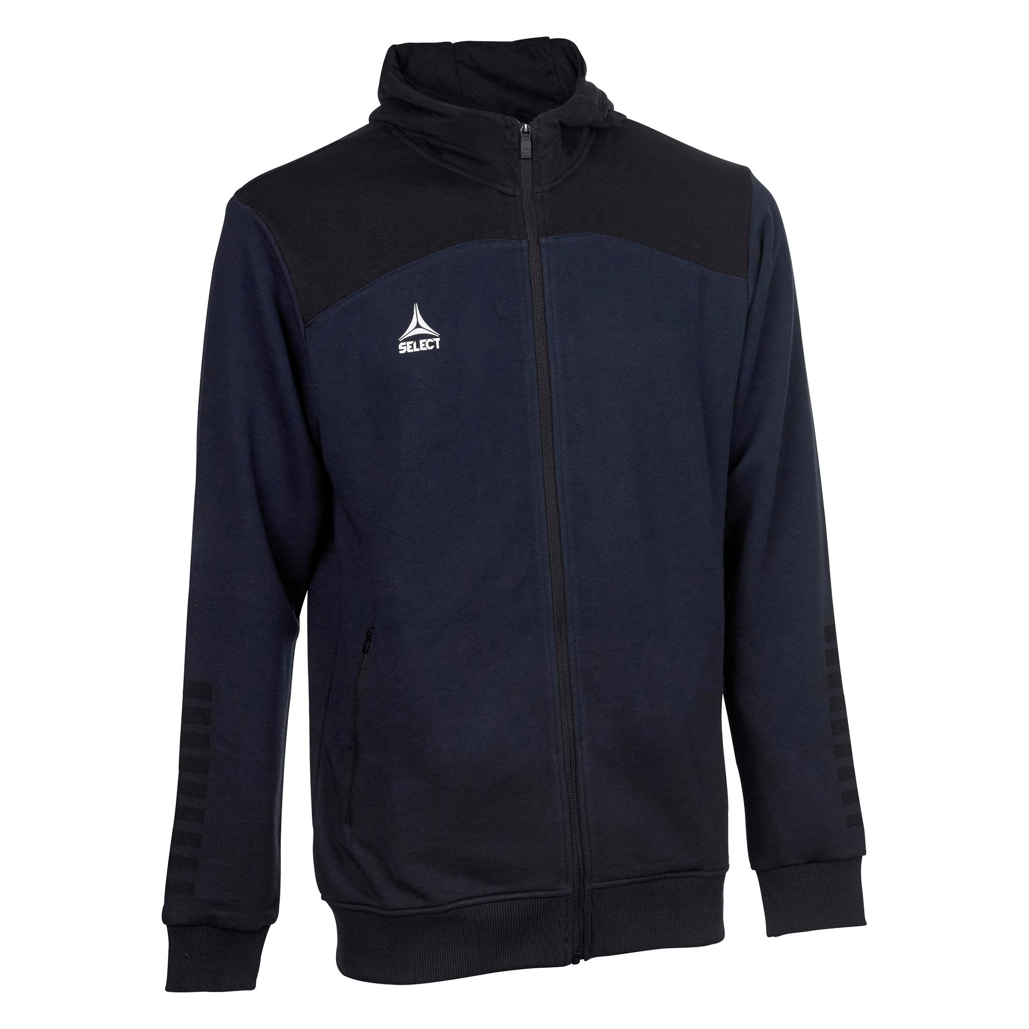 Oxford Kapuzen-Sweatjacke #farbe_navy/schwarz
