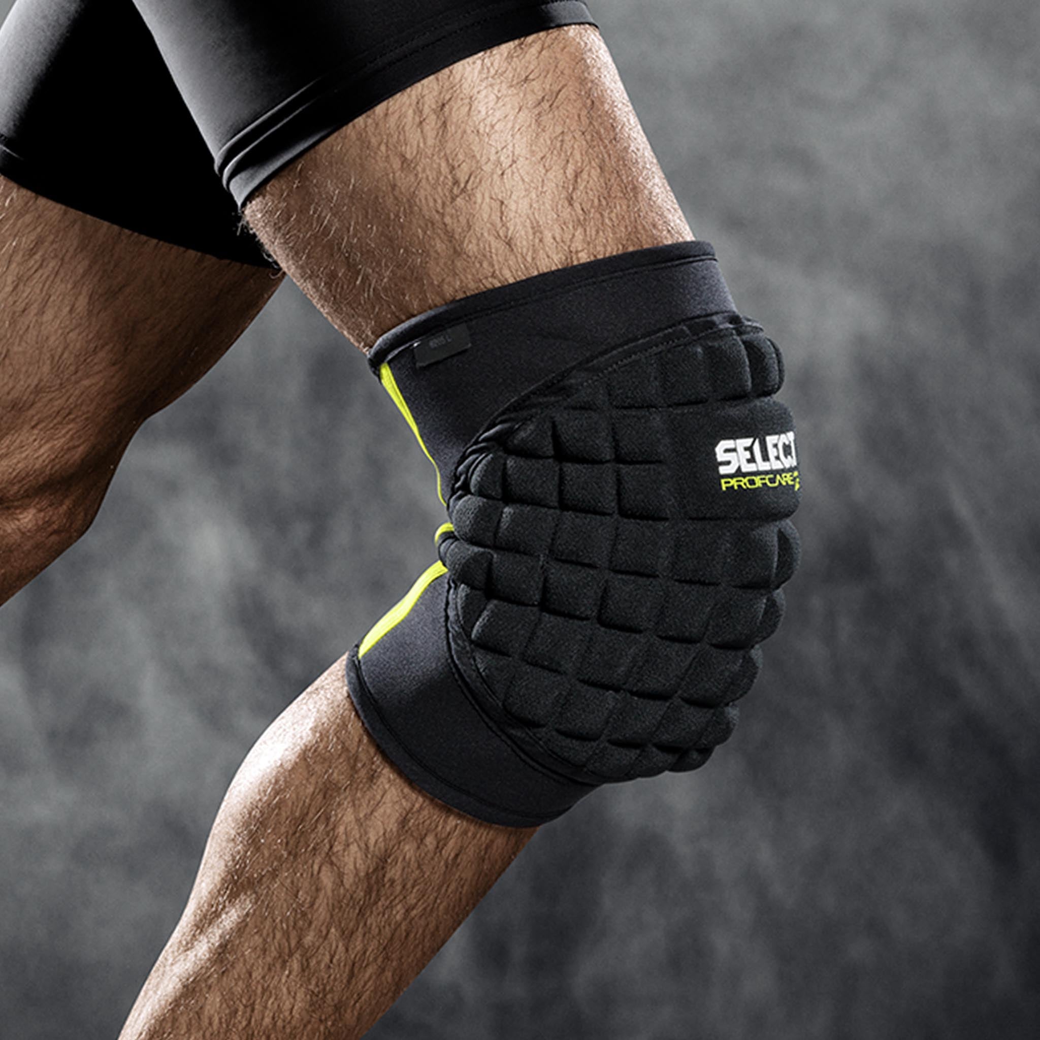 Kniebandage mit großem Polster #farbe_schwarz