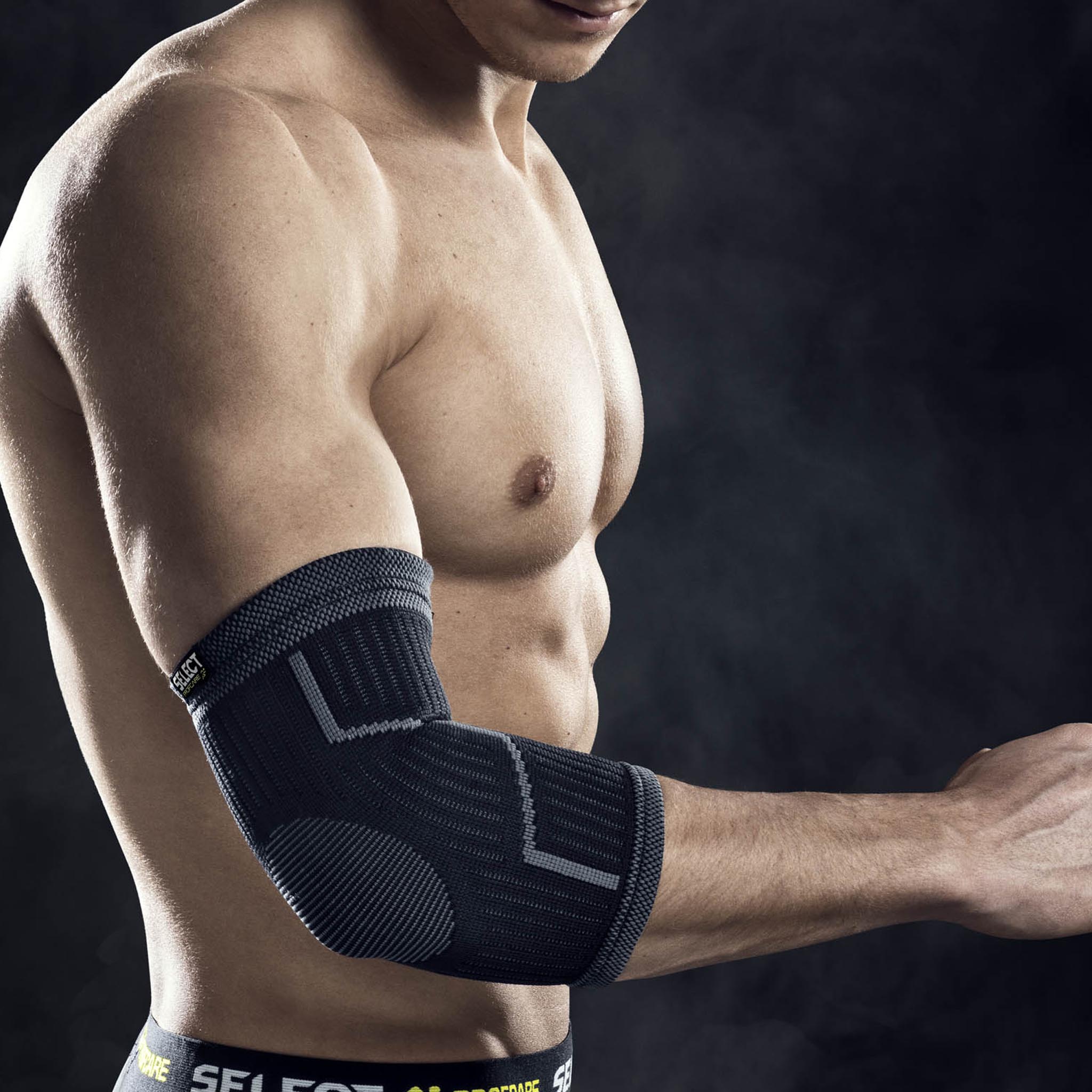 Elastische Ellenbogenbandage #farbe_schwarz