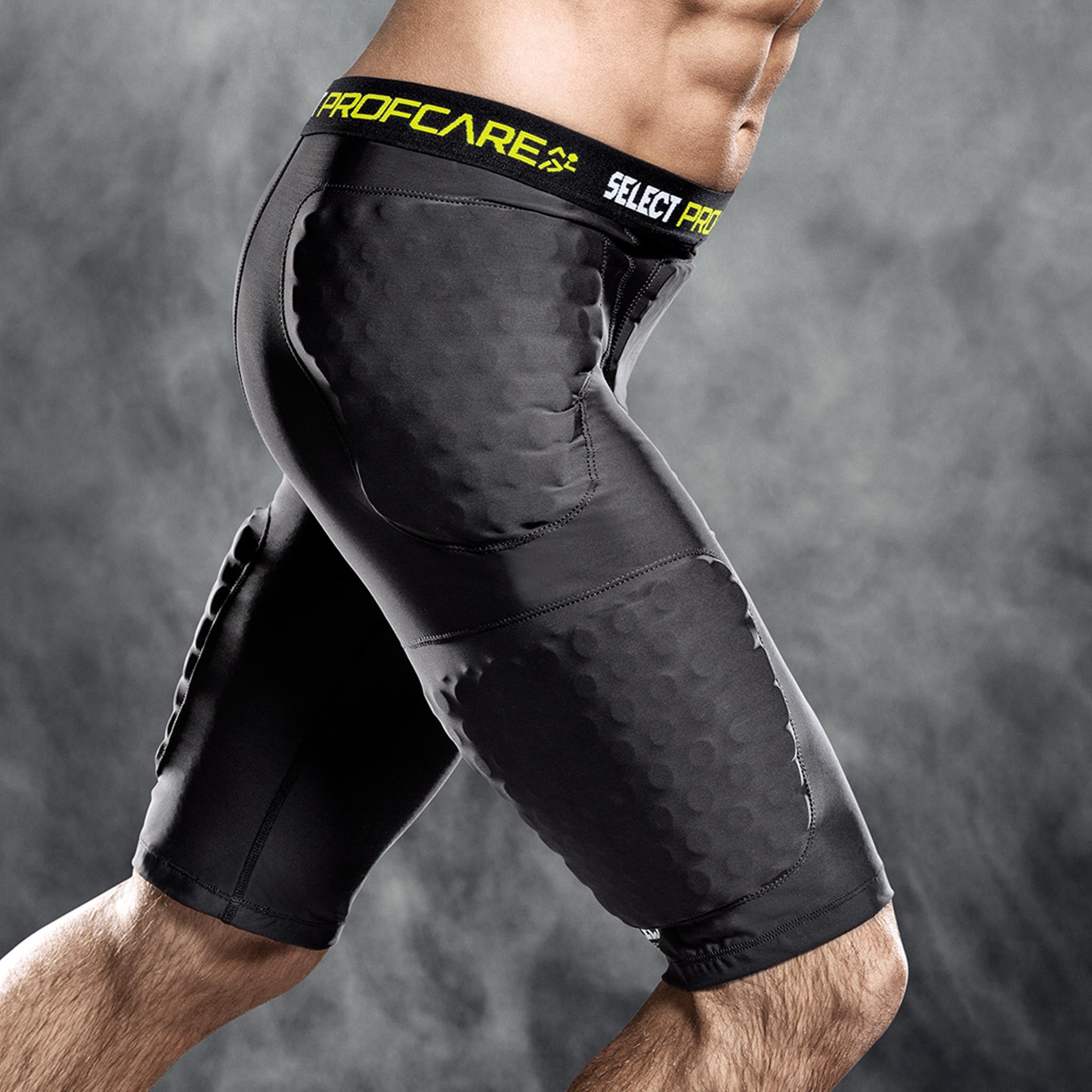 Kompressions-Hose mit Polster #farbe_schwarz