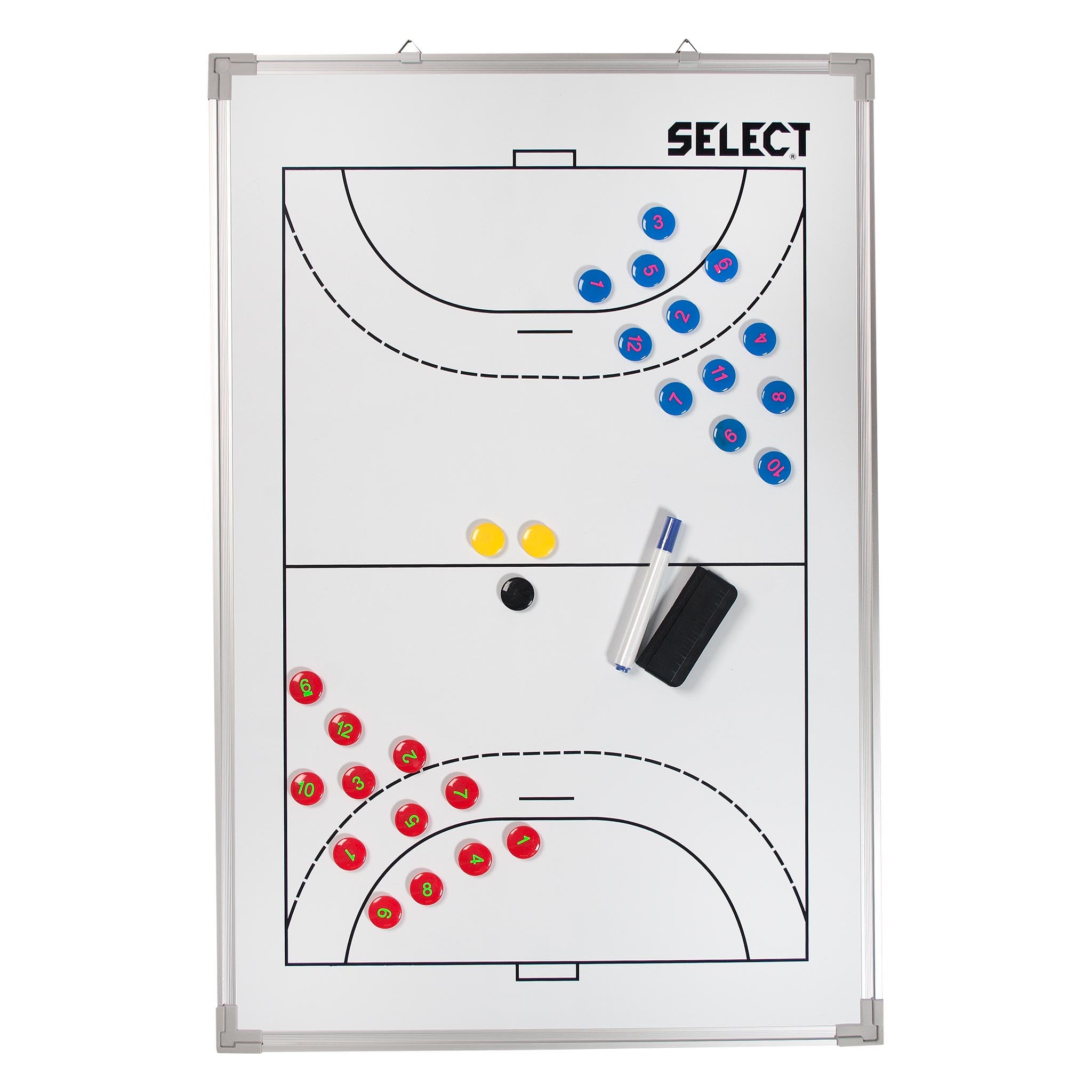 Taktiktafel Handball 60 x 90 cm #farbe_weiß