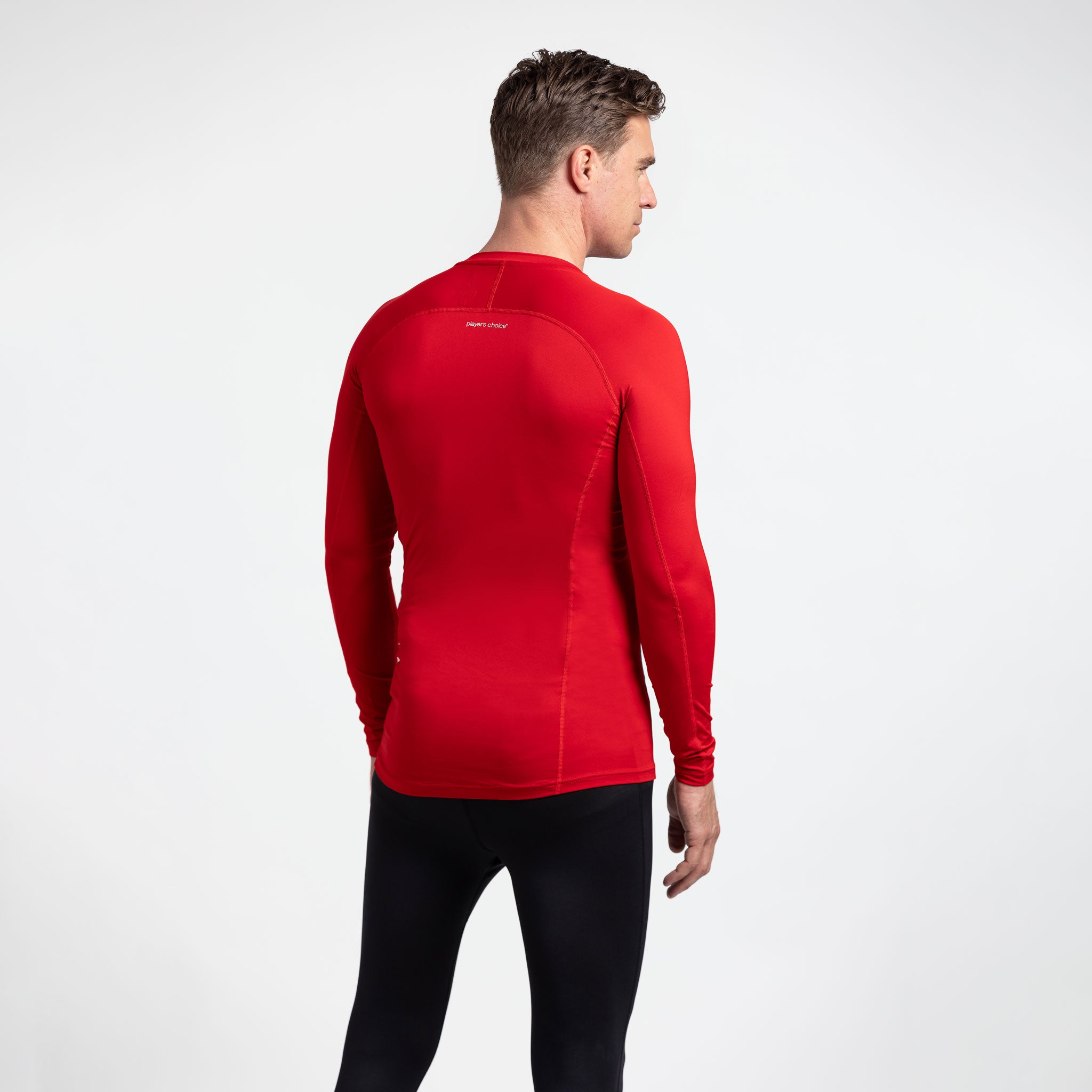 Funktionsshirt Lang #colour_rot #farbe_navy