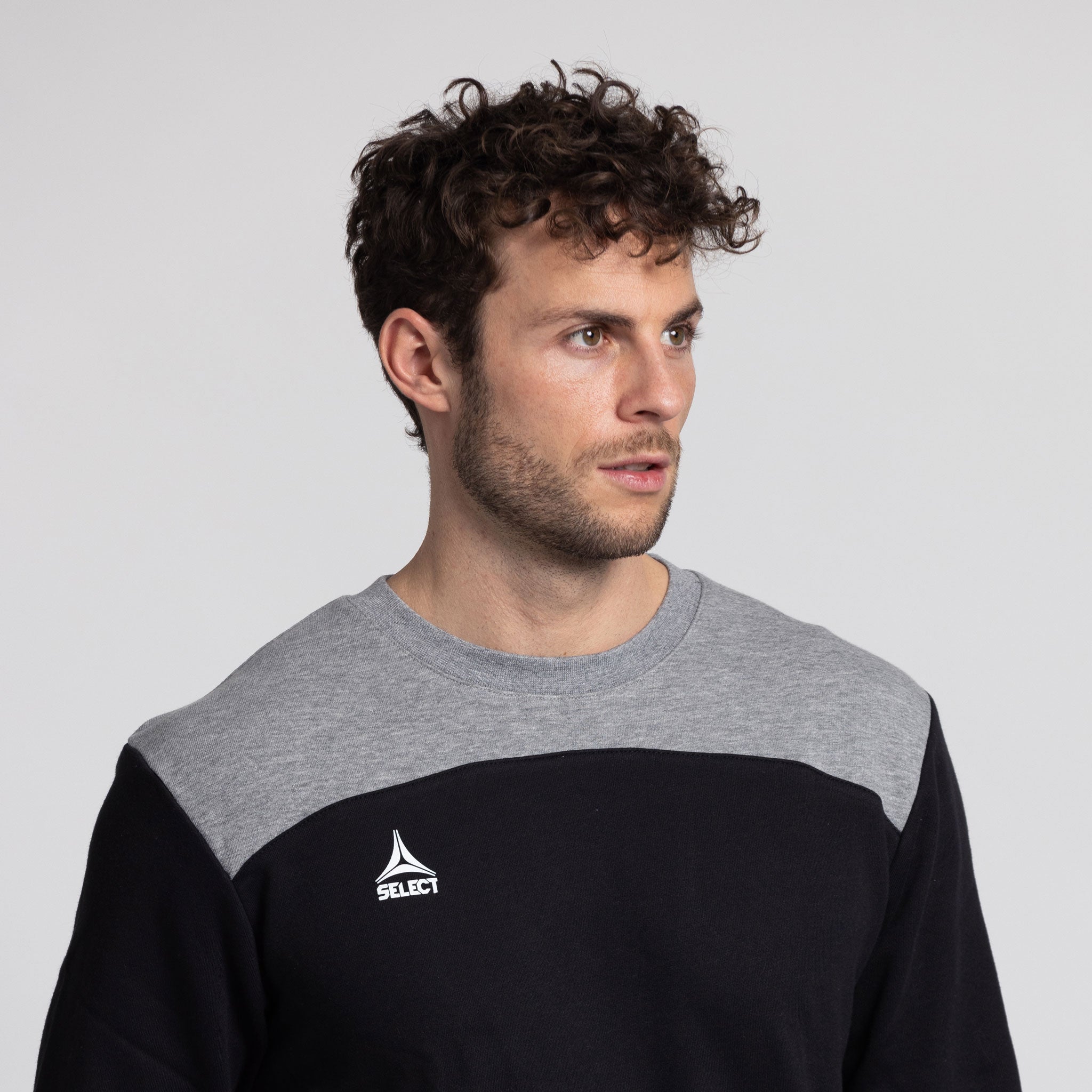 Oxford Sweatshirt #colour_schwarz/grau #farbe_schwarz/grau
