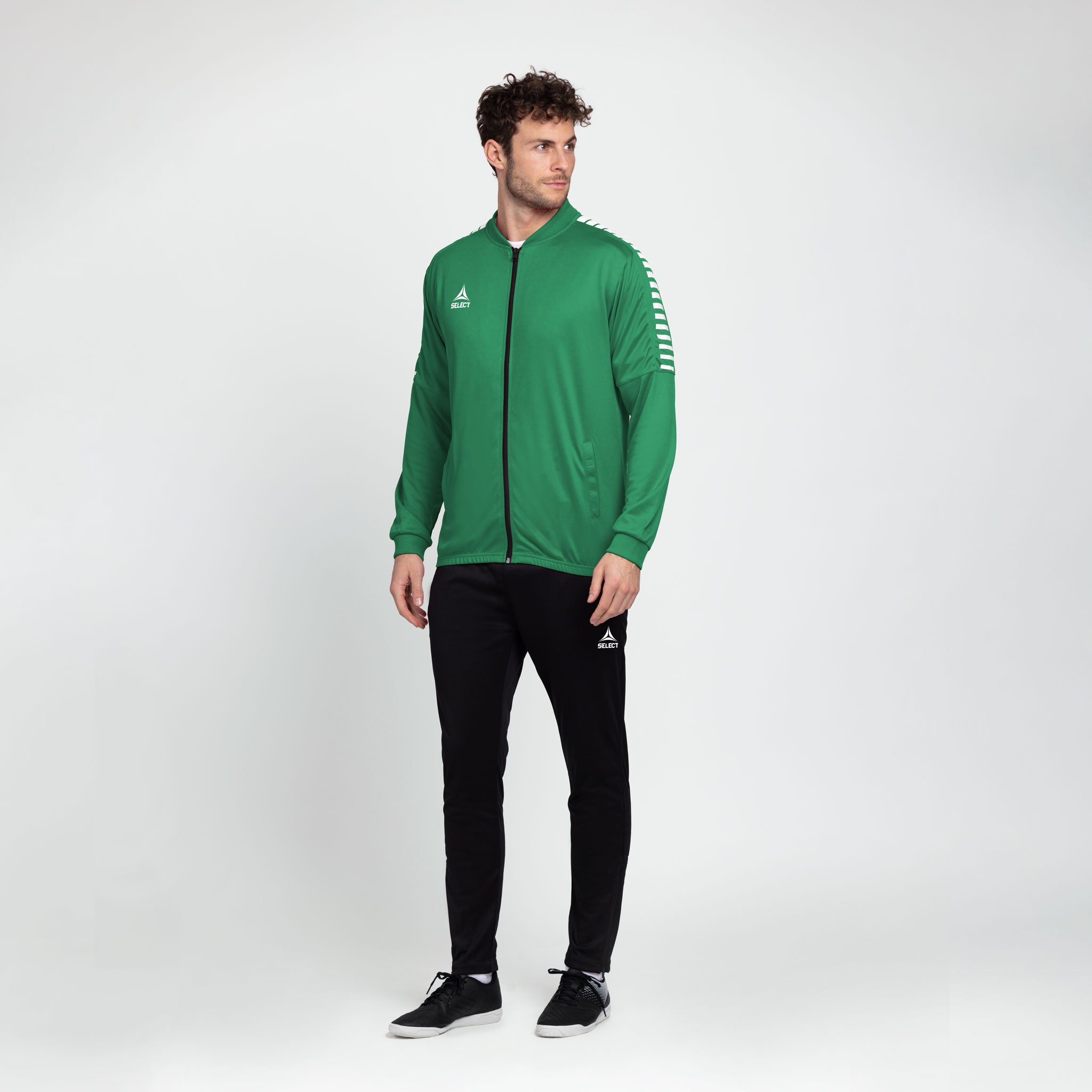 Argentina Poly-Arbeitsjacke #colour_grün/weiß #farbe_grün