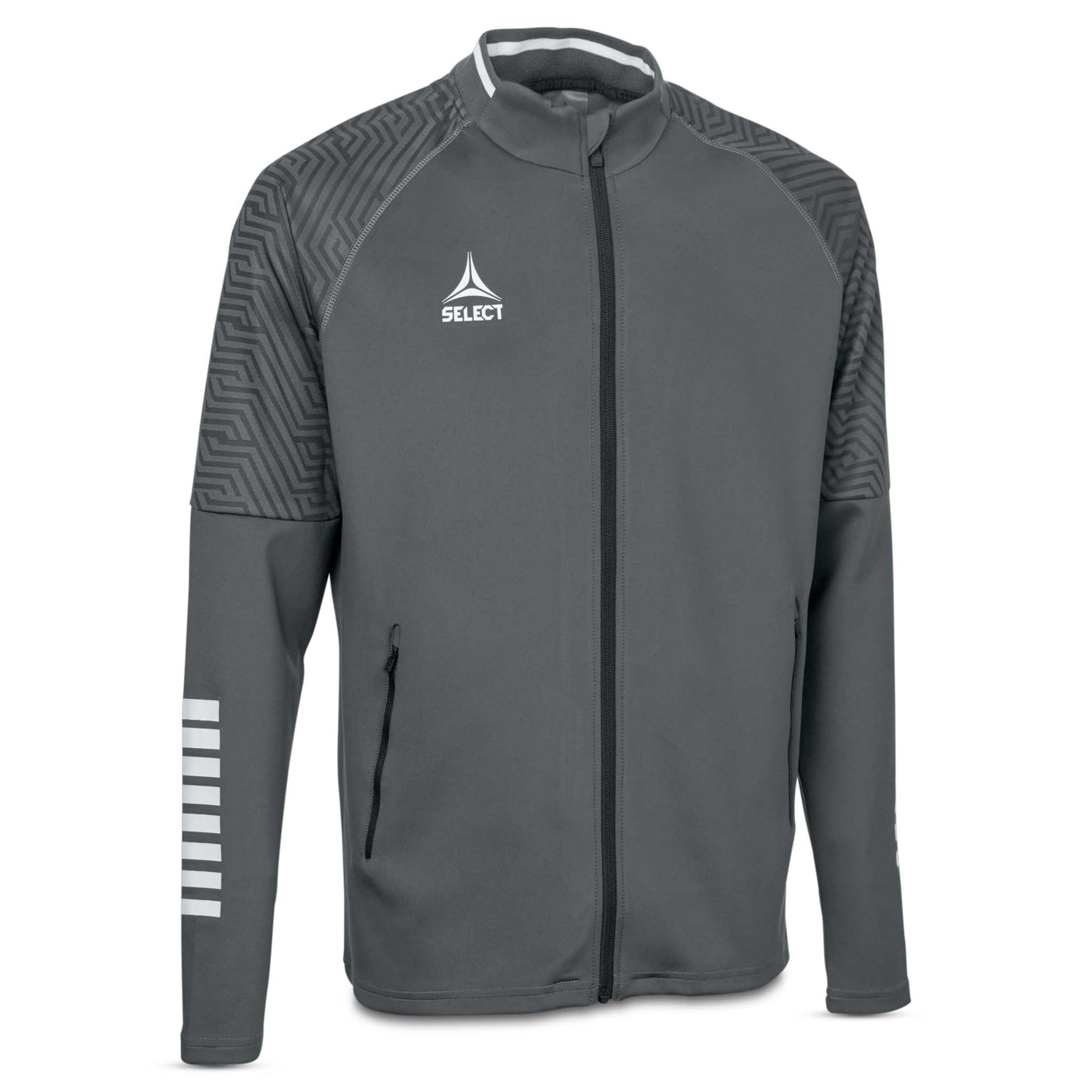 Monaco Trainingsjacke v24 #farbe_grau/weiß